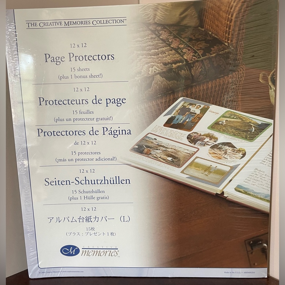 Creative Memories Collection Scrapbooking Page Protectors 12 x 12